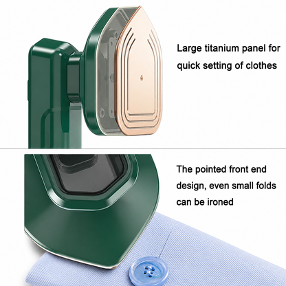 Portable Mini Steam Iron – Dry & Wet Ironing | Travel-Friendly Handheld Garment Steamer