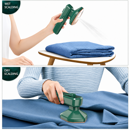 Portable Mini Steam Iron – Dry & Wet Ironing | Travel-Friendly Handheld Garment Steamer