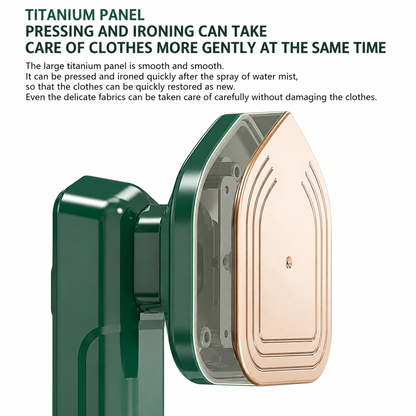 Portable Mini Steam Iron – Dry & Wet Ironing | Travel-Friendly Handheld Garment Steamer