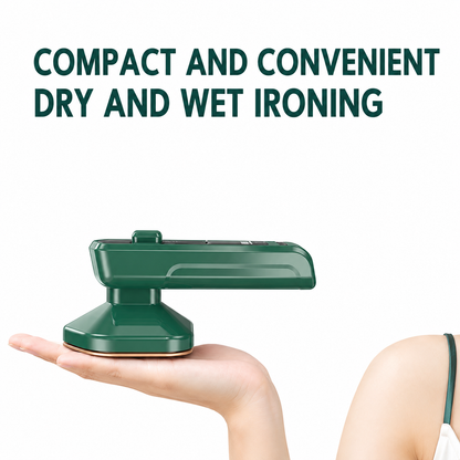 Portable Mini Steam Iron – Dry & Wet Ironing | Travel-Friendly Handheld Garment Steamer